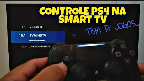 Como conectar controle de PS4 na TV TCL?