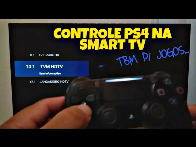 Controle PS4 na TV LG Xcloud via navegador 