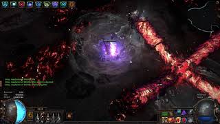 POE 3.16 Vortex Cold DoT Occultist - vs A8 Sirus (Deathless)