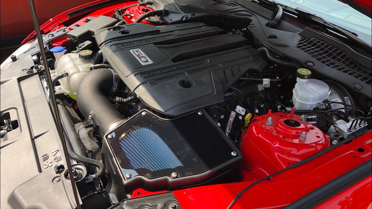 2022 Mustang GT Corsa Cold Air Intake and MBRP Catback Exhaust YouTube