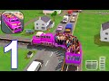 Passenger express train game  gameplay walkthrough part 1 stickman amusement park ios android