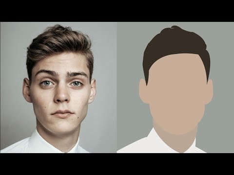How To Make A Cartoon Avatar / Profile Picture of Yourself in Photoshop !