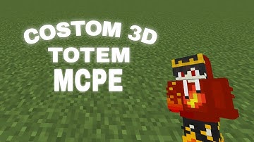 Custom 3D Totem Texture Pack For MCPE 1.21+ | oSkullo