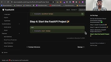 TrustAuthX Fast-API Integration Demo under 5 minutes.