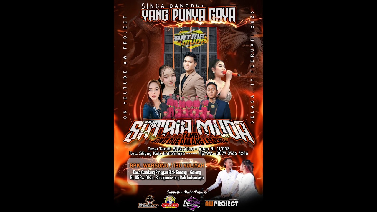 🔴 [LIVE] YANG PUNYA GAYA SATRIA MUDA TAMBI EDISI DS. CANDANGPINGGAN - IM ll SELASA, 17 FEBRUARI 2026