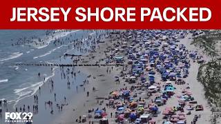 Jersey Shore packed as Philly heatwave hits