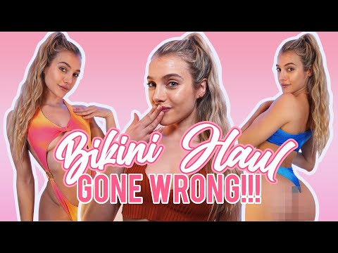*SEXY* BIKINI TRY ON HAUL - GONE WRONG! | MercedesTheDancer