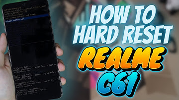 How to Hard Reset Realme C61 - Forgotten Password/Factory Reset