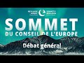 Council of europe summit  general debate french