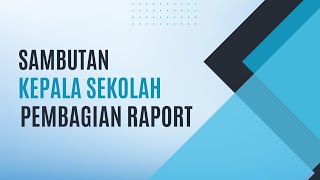 PRINCIPAL'S REMARKS DURING REPORT CARD DISTRIBUTION