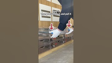 How to remove heavy duty locking drawer slides-D2053?