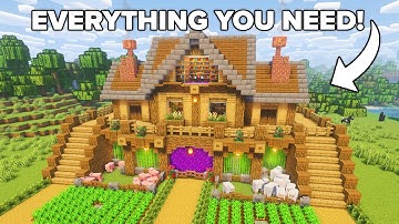 Minecraft: How to Build the Ultimate Survival Base  | Tutorial🏠