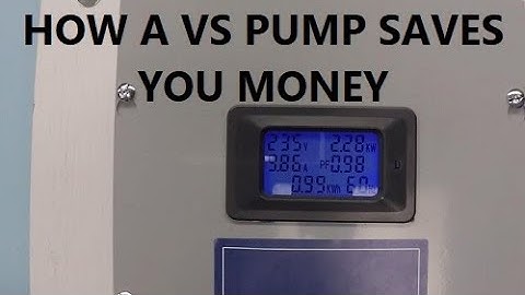 How Does A Variable Speed Pump Save You Money?