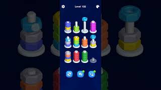 Nut sort blast! Level 131 to 135 solution/walkthrough/ Answer #nutsort #nutsort_2025