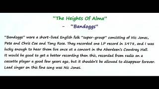 &quot;The Heights Of Alma&quot; -  Nic Jones / &quot;Bandoggs&quot;