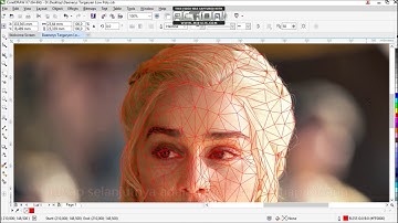 TUTORIAL HOW TO MAKE LOW POLY COREL DRAW ( SIMPLE CARA CEPAT )