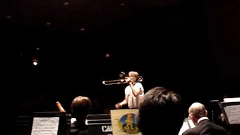 Stephen Bent with Caltech Band