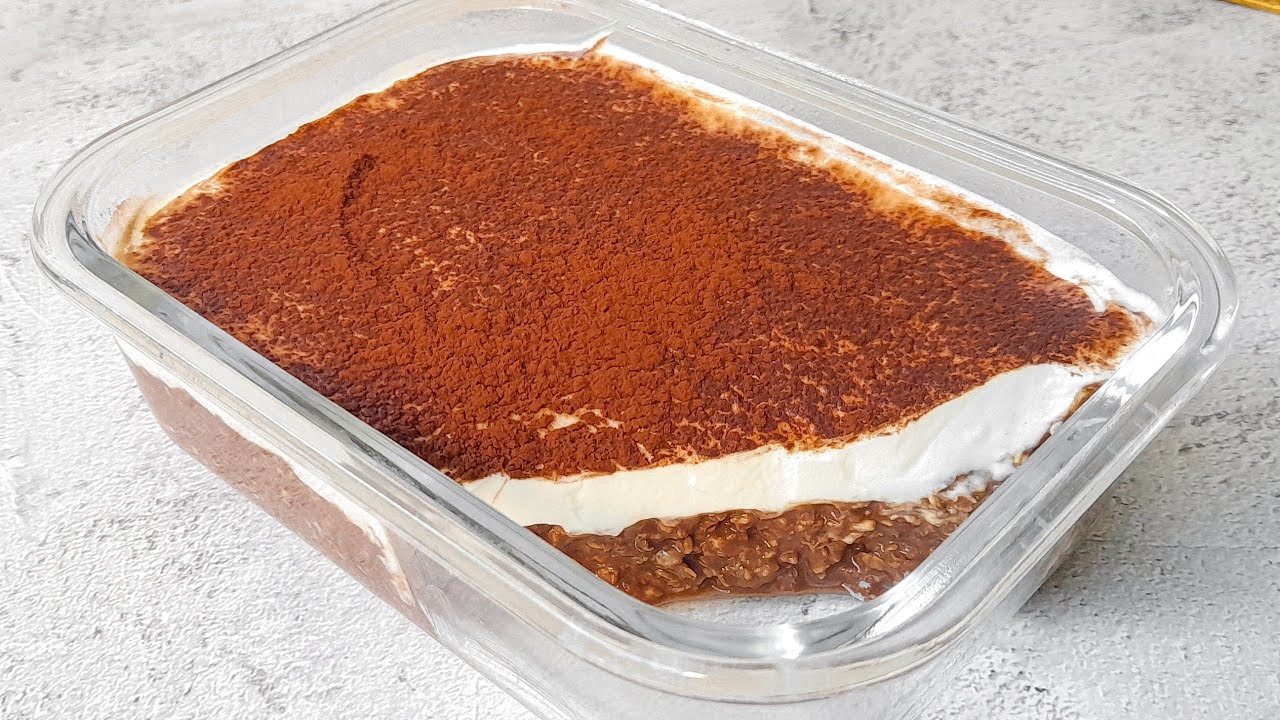 Yulaf Tiramisu! Şekersiz, Unsuz, Sağlıklı Tiramisu ???? 5 Dakikada Yulaflı Diyet Tatlı Tarifi Yulaf Tiramisu! Şekersiz, Unsuz, Sağlıklı Tiramisu ???? 5 Dakikada Yulaflı Diyet Tatlı Tarifi
