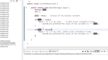 MJP Vol-1 Exercises(Section 21 -The Boolean Data Type)