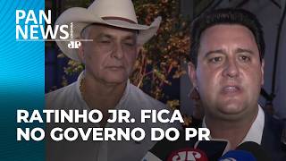 Ratinho Jr. diz que fica no governo do Paraná; governador descarta disputa à presidência