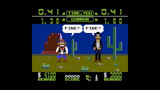 Wild Gunman (1985) NES gameplay 4K @ 60 FPS (NTSC) best quality