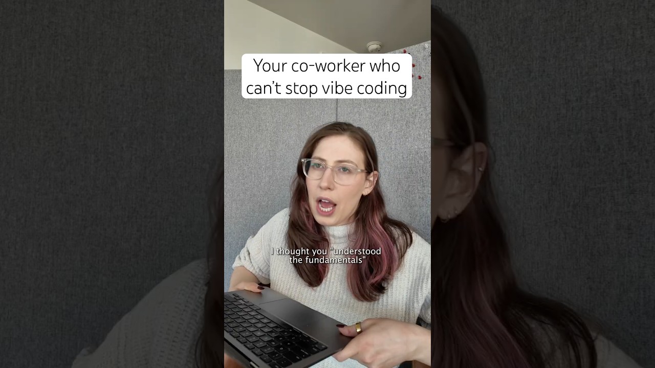 Your co-worker who won't stop vibe coding (sponsored by @bootdotdev )