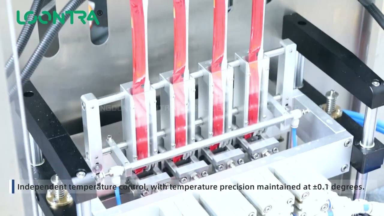 Liquid syrup automatic packing machine multi-lane pump package laser printer