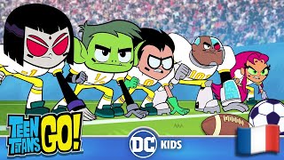 Football vs football américain | Teen Titans Go! en Français 🇫🇷 | @DCKidsFrancais