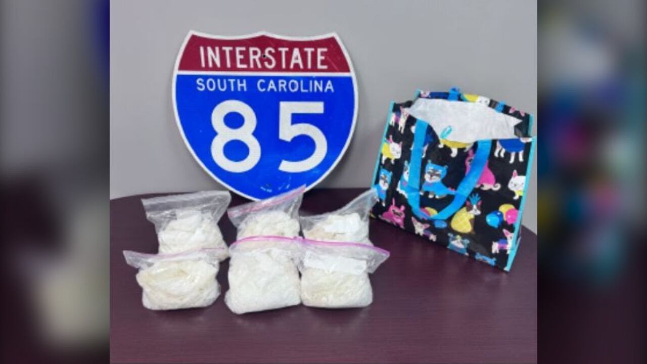 Deputies: 13 pounds of meth seized along I-85 - YouTube