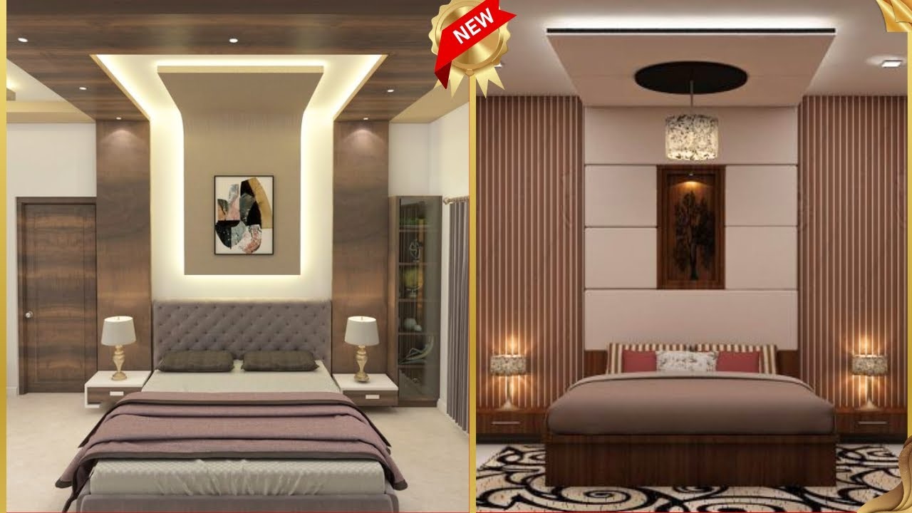 100+ Modern PVC+uv Wall Panel Design for Bedroom | Wall Decor 2025 ...