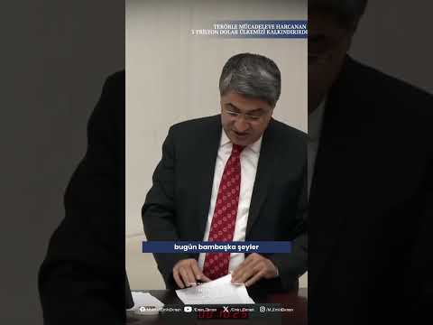 Terörle Mücadeleye Harcanan 3 Trilyon Dolar Ülkemizi Kalkındırırdı