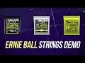 Ernie Ball Electric Guitar Strings Comparison - The Ultimate Strings Demo!