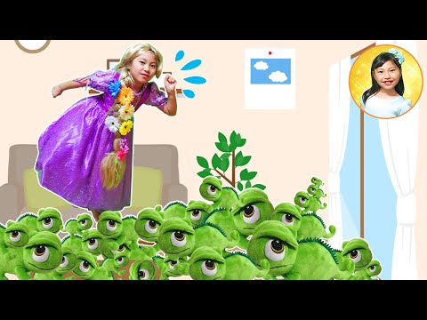 寸劇】フロアイズパスカル ラプンツェルなりきりプリンセス「塔