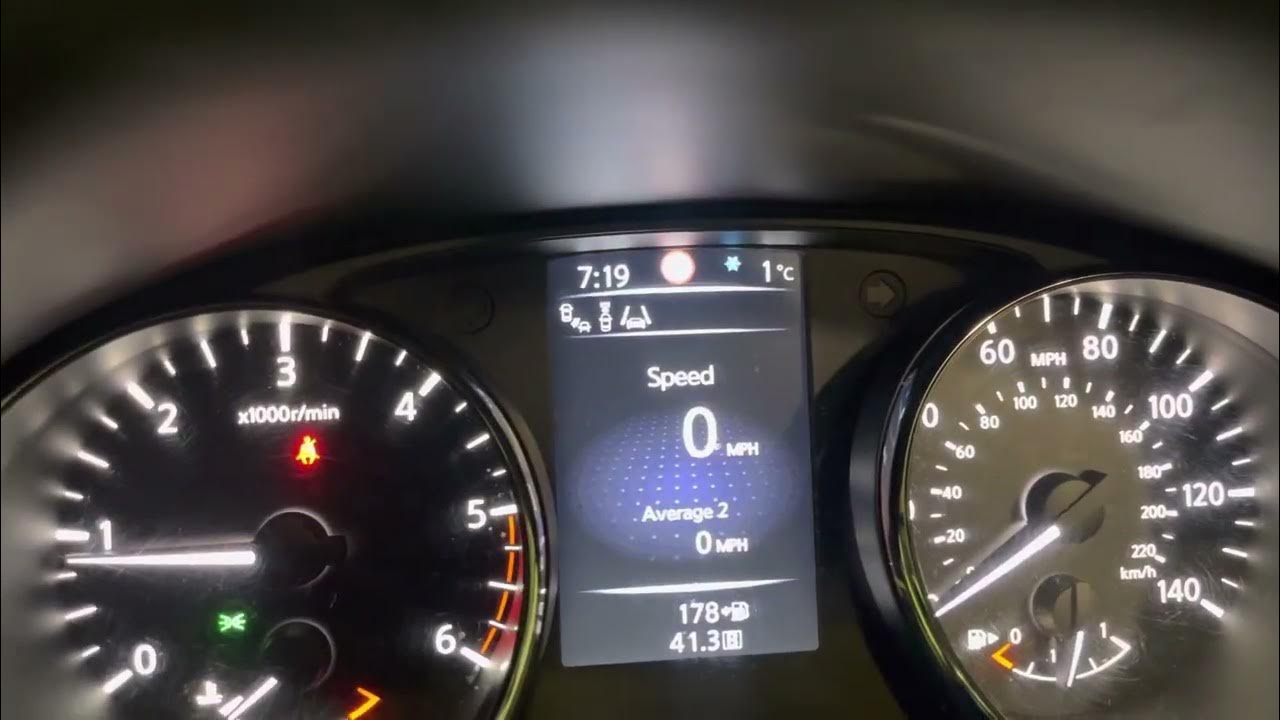 Nissan Qashqai Clock Setting How to set the time and date in the