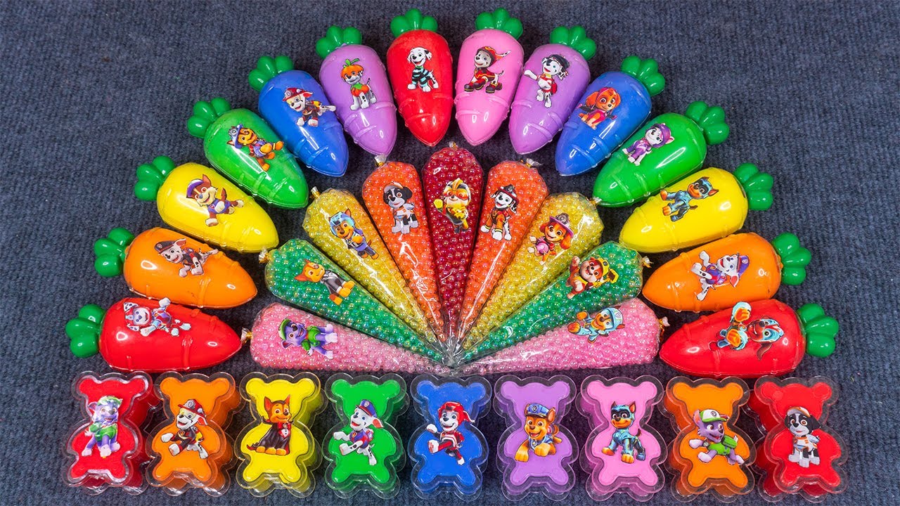 Paw Patrol Slime Party! Clay and Slime with Skye, Chase, Marshall & Friends 🐾✨