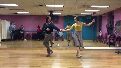 Balboa Intermediate: Long arm toss out, cuddle variation. Class Recap