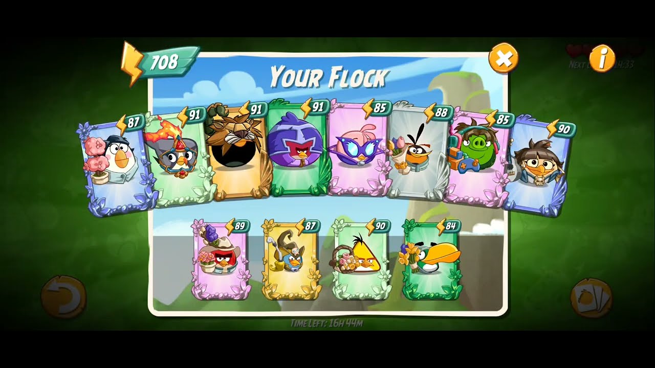 Angry Birds 2 AB2 King Pig Panic Restarted Rooms (P2W)
