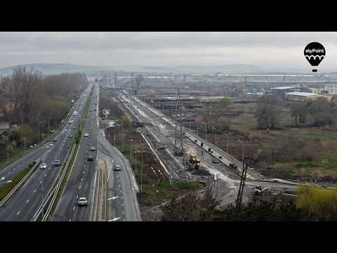 Изграждане на локално платно на път I-9 към промишлена зона юг в Бургас (15.04.2026)