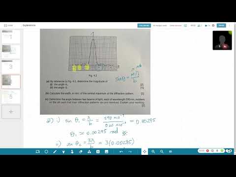 H2 Physics: Superposition - Single Slit Diffraction Q1
