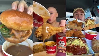 TIKTOK JOLLIBEE MUKBANG COMPILATION 🍗 + MY HONEST REVIEW 😋 | CRUNCHY, CHEESY & REAL!