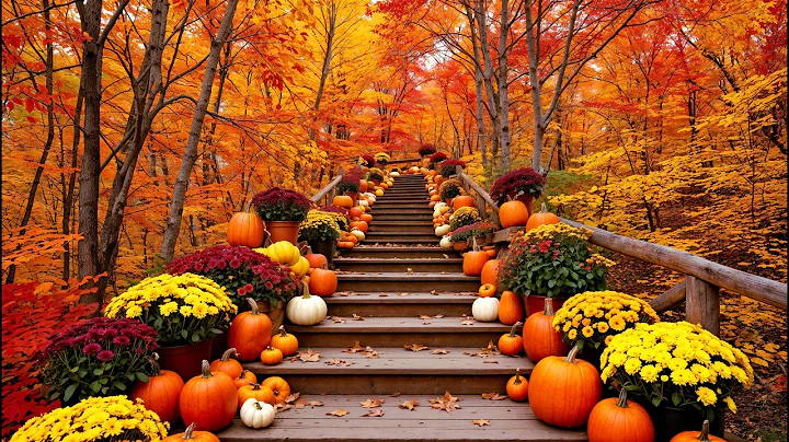 Beautiful Autumn Scenery 🍁 Soothing Autumn Music For Relax, Stress & Anxiety Relief, Calm Nervous