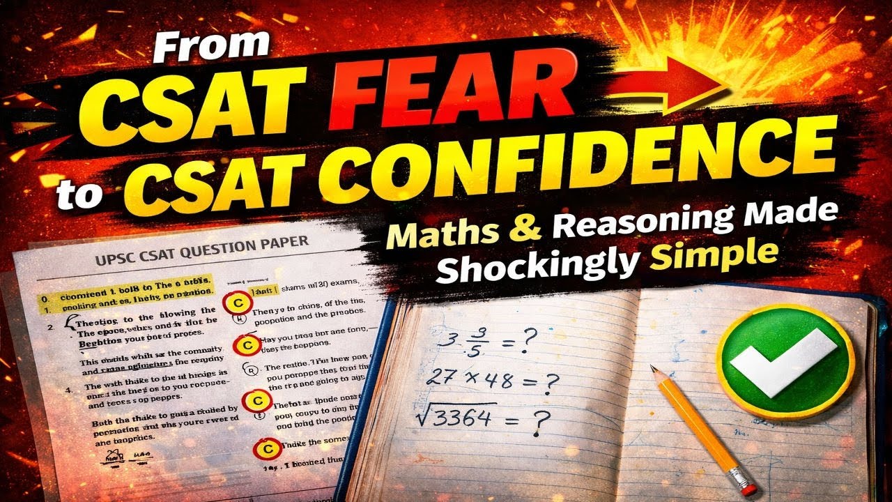 CSAT Maths & Reasoning Made Shockingly Simple| From CSAT FEAR To CSAT ...