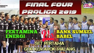 Final Four | JPE vs PBS SET-1 | Proliga 2019 Putaran 2 Malang