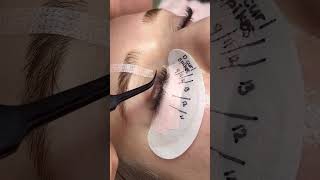 3 layers of mapped false eyelash extensions