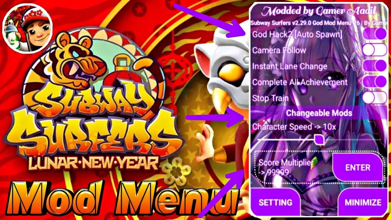 subwaysurfers #mods #modmenu #nocoinschallenge #iosmods #nocoinchall