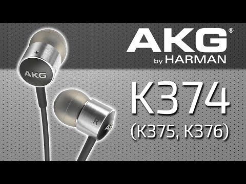 Наушники вкладыши, вставные AKG K374 K375 K376 обзор отзыв