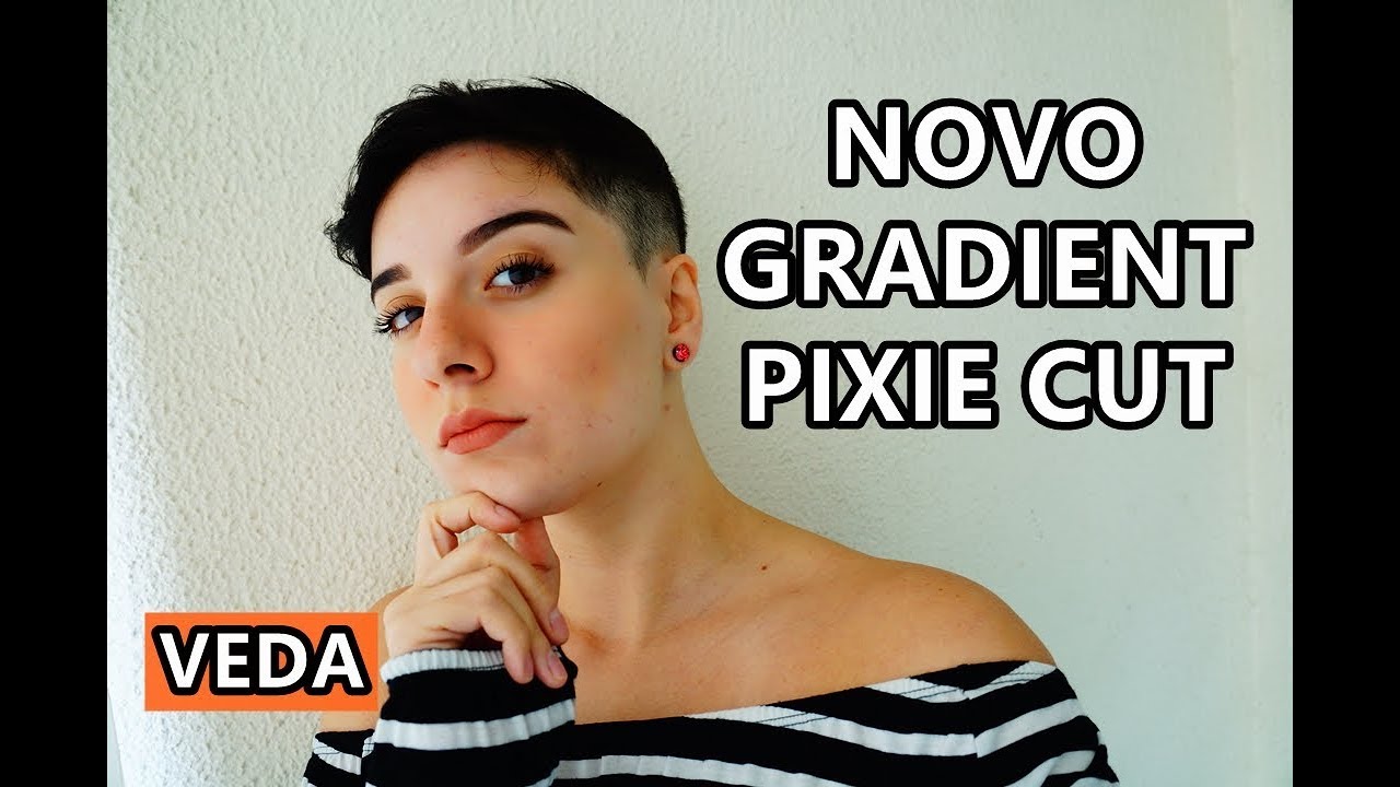 MEU NOVO CORTE: GRADIENT PIXIE CUT | VEDA 24