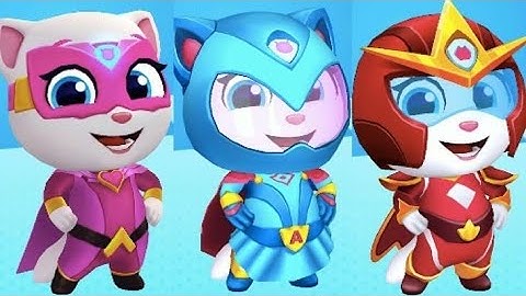 MY TALKING TOM HERO DASH NEW UPDATE (FIRE ARROW ANGELA) BLAZE OF GLORY