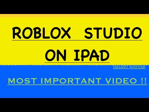 how to build in roblox studio on ipad