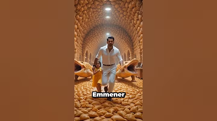 The dangerous crocodile with samosas! 🐊🥟 #shortvideo